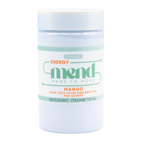 MEND Delta 9 THCV CBD 35MG Gummies Mango (2:7:7) / 50-ct